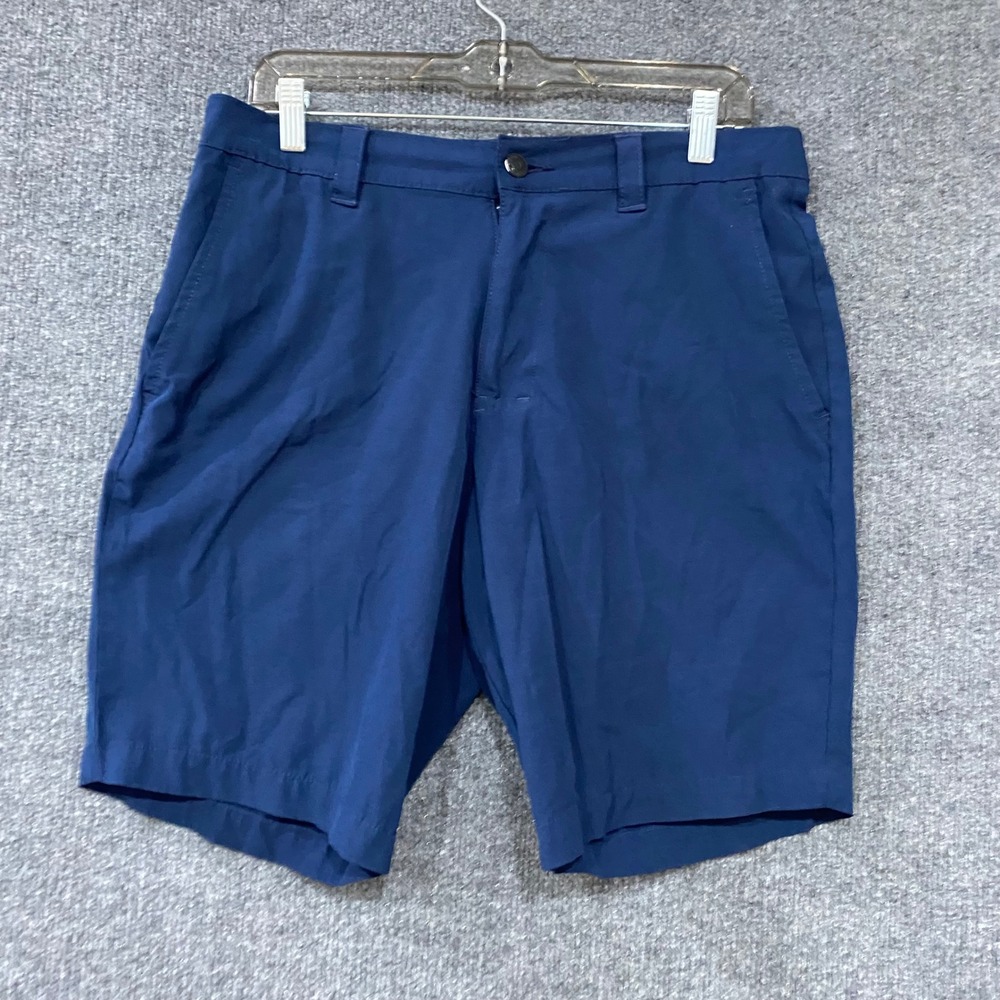 Banana Republic Mens Core Temp Shorts Navy Blue Stretch Ripstop Size 34 1559922